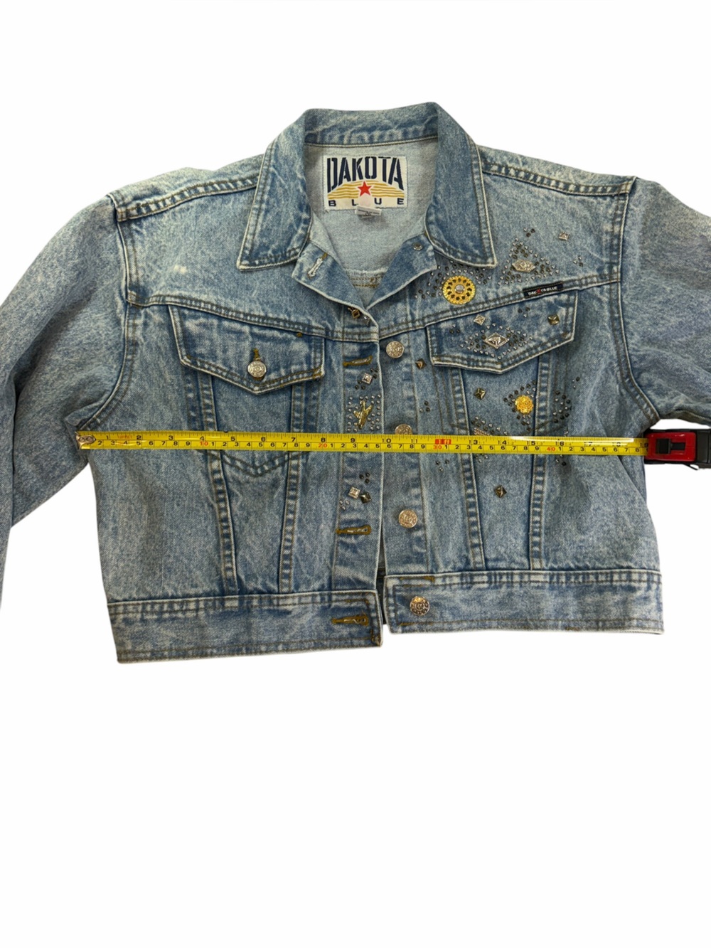 Dakota Light Wash Embellished Women's Denim Jeans And Jacket - Picture 3 of 16